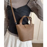 レディース シボレザー調ショルダーバッグ コンパクト鞄 | SUNSHINE CLOSET | 詳細画像12 
