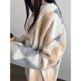 配色ニットカーディガン 韓国風レディース | SUNSHINE CLOSET | 詳細画像38