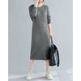 フード付き ニットワンピース レディース | SUNSHINE CLOSET | 詳細画像4