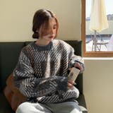 ニットセーター デカチェック柄 配色秋冬 | SUNSHINE CLOSET | 詳細画像10