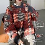 ニットセーター デカチェック柄 配色秋冬 | SUNSHINE CLOSET | 詳細画像7