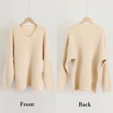 リブ ニットトップス春秋冬ニットセーター | SUNSHINE CLOSET | 詳細画像3 