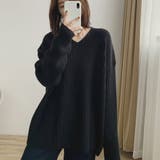 リブ ニットトップス春秋冬ニットセーター | SUNSHINE CLOSET | 詳細画像5 