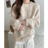 チクチクしないニットレディース 大人可愛いセーター長袖 オフィスカジュアルトップ… | SUNSHINE CLOSET | 詳細画像4