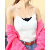 ニットキャミソール レディース リブニット | SUNSHINE CLOSET | 詳細画像3