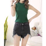 リブニットトップスレディースタンクトップ | SUNSHINE CLOSET | 詳細画像13 