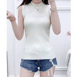 リブニットトップスレディースタンクトップ | SUNSHINE CLOSET | 詳細画像2 