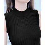 リブニットトップスレディースタンクトップ | SUNSHINE CLOSET | 詳細画像3 