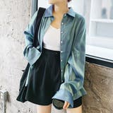 サテンブラウス レディース カーディガン | SUNSHINE CLOSET | 詳細画像10 