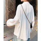 UV対策カーディガン シフォンブラウスレディース ロング丈トップス体型カバー | SUNSHINE CLOSET | 詳細画像3 