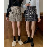 ツイード風ミニスカート インナーパンツ付 | SUNSHINE CLOSET | 詳細画像16 