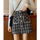 ツイード風ミニスカート インナーパンツ付 | SUNSHINE CLOSET | 詳細画像3 