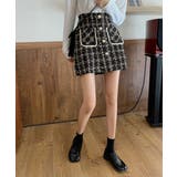 ツイード風ミニスカート インナーパンツ付 | SUNSHINE CLOSET | 詳細画像6 