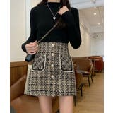 ツイード風ミニスカート インナーパンツ付 | SUNSHINE CLOSET | 詳細画像9 