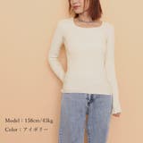 ニットトップス スクエアネックレディース 春 | SUNSHINE CLOSET | 詳細画像14 