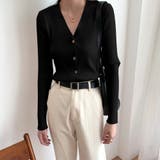 リブニットカーディガン レディース 春 | SUNSHINE CLOSET | 詳細画像6 