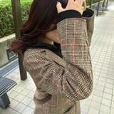 グレンチェックジャケット レディース韓国 | SUNSHINE CLOSET | 詳細画像15 