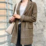 グレンチェックジャケット レディース韓国 | SUNSHINE CLOSET | 詳細画像5 