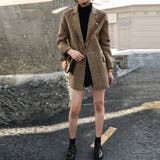 グレンチェックジャケット レディース韓国 | SUNSHINE CLOSET | 詳細画像7 