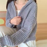 ニットパーカー 秋冬 カーディガン 韓国 | SUNSHINE CLOSET | 詳細画像7