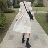 白シャツワンピース長袖 韓国ファッション | SUNSHINE CLOSET | 詳細画像11