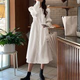 白シャツワンピース長袖 韓国ファッション | SUNSHINE CLOSET | 詳細画像2