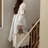 白シャツワンピース長袖 韓国ファッション | SUNSHINE CLOSET | 詳細画像6