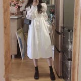 白シャツワンピース長袖 韓国ファッション | SUNSHINE CLOSET | 詳細画像8