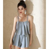 【タンキニ水着3点セット】レディース 体型カバー フリル | Angel Luna | 詳細画像4 