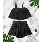 【タンキニ水着3点セット】レディース 体型カバー フリル | Angel Luna | 詳細画像15 