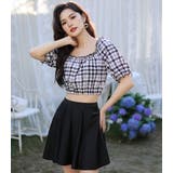 【ビキニ水着4点セット】レディース 体型カバー 袖付きオフショルアウター | Angel Luna | 詳細画像6 