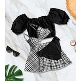 【ビキニ水着4点セット】レディース 体型カバー 袖付きオフショルアウター | Angel Luna | 詳細画像16 