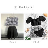 【ビキニ水着4点セット】レディース 体型カバー 袖付きオフショルアウター | Angel Luna | 詳細画像15 