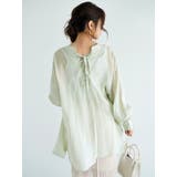 バックレースアップシアーシャツ | AN-closet | 詳細画像9