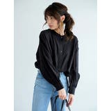 バックレースアップシアーシャツ | AN-closet | 詳細画像4