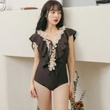 ブラウン | 水着体型カバー レディース ワンピース | Anna Mu JAPAN