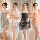 Anna Mu JAPAN（ー） | ベビードール Tバック セット ショーツ パンティー ベビードール ランジェリー ワンピース キャミソール ネグリジェ スリップ ルームウェア レディース 女性 大人 透け透け スケスケ セクシ-ランジェリー 超過激 エロ 過激 エッチな下着 セクシー下着 エロ下着 エロい 下着