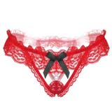 レッド | セクシーショーツ ランジェリー 単品 | Anna Mu JAPAN