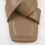 大人っぽいムード感漂うノットデザインスクエアサンダル | aquagarage | 詳細画像6 