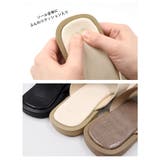 スタイリッシュでラクに履ける！スクエアトゥトングサンダル | aquagarage | 詳細画像10 