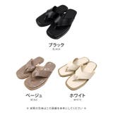 スタイリッシュでラクに履ける！スクエアトゥトングサンダル | aquagarage | 詳細画像3 