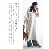 スタイリッシュでラクに履ける！スクエアトゥトングサンダル | aquagarage | 詳細画像4 