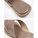 スタイリッシュでラクに履ける！スクエアトゥトングサンダル | aquagarage | 詳細画像8 