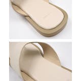 スタイリッシュでラクに履ける！スクエアトゥトングサンダル | aquagarage | 詳細画像9 