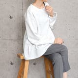 杢オートミール | 暖かさ抜群のタックボリューム袖カットソー | aquagarage