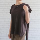チャコール | 着回し力抜群のワイドシルエットチュニック | aquagarage