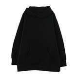 ブラック | ヘビーウエイト裏起毛オーバーサイズパーカー 秋 冬 M L レディース | aquagarage