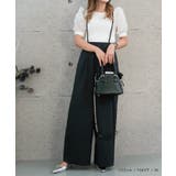 リネンライクサスペンダー付きパンツ レディース 春 夏 秋 M | aquagarage | 詳細画像7