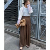 リネンライクサスペンダー付きパンツ レディース 春 夏 秋 M | aquagarage | 詳細画像9