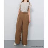 リネンライクサスペンダー付きパンツ レディース 春 夏 秋 M | aquagarage | 詳細画像6
